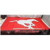 Image 2 : 2 CFL flags - Rough Riders/Pilsner & Calgary Stampeder's - like new