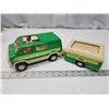 Image 2 : Vintage Tonka metal van & tent trailer
