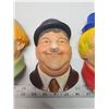 Image 3 : 3 Decorative figure heads - 2 clowns and gentleman - Legend products, J. Wright