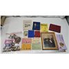 372  Collection of vintage items  Military related items, framed picture and 1895 German day by day holy