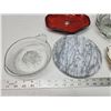 Image 2 : Bundle of assorted items - Serving dishes, cookie jar, marble base, etc.