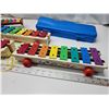 Image 3 : Vintage, Fisher price xylophones and recorder - in case