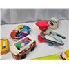 Image 4 : Vintage, Fisher price assorted toys - camping van, etc.