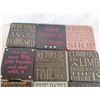 Image 2 : 11 plaster plaques with sayings