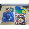 Image 1 : 3 bags of Lego and 2 Lego storage containers