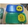 Image 5 : 3 bags of Lego and 2 Lego storage containers