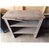 Image 1 : rough lumber boot rack accent stand 32x30x15"