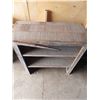 Image 2 : rough lumber boot rack accent stand 32x30x15"