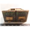 Image 6 : antique safety deposit boxes, with collection of antique ink containers