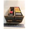 Image 7 : antique safety deposit boxes, with collection of antique ink containers