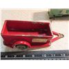 Image 4 : vintage no.5 Marx wind up tin car, rare U-Haul trailer