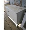 Image 3 : antique white 3 drawer dresser - 38"x18.5"x30"H