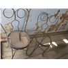 Image 1 : 2 wrought iron ice cream parlor chairs