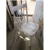 Image 3 : old white kitchen chair