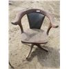 Image 1 : antique oak office chair