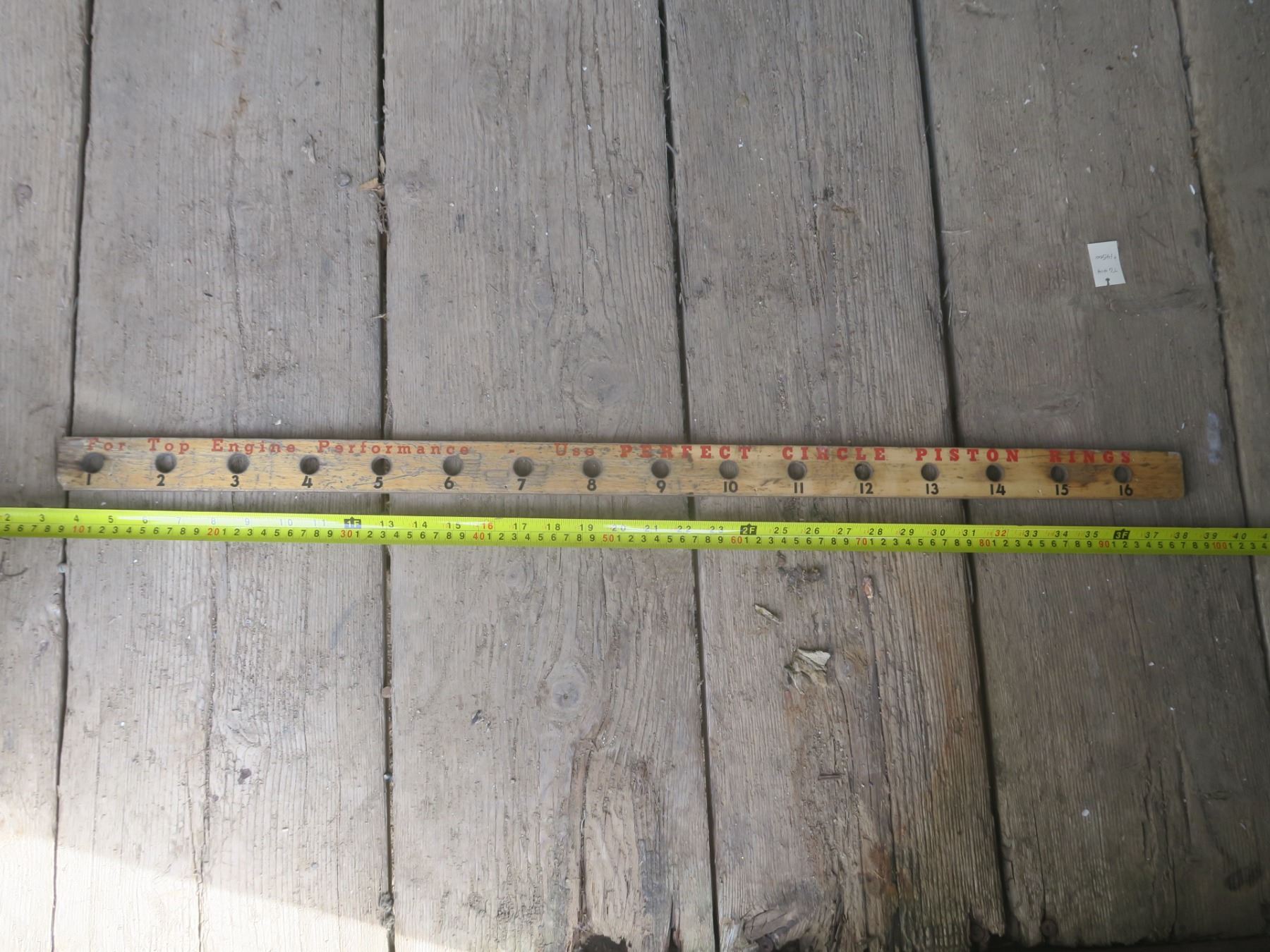 antique piston ring gauge/ruler - Schmalz Auctions