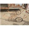 Image 1 : old carriage wheeled frame