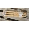 Image 1 : set of 6 matching oak side table legs - new, 20"