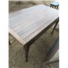 Image 4 : vintage harvest table - 55"x28.5"x30"H