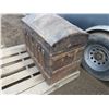 Image 3 : very large hump dome steamer trunk - 38"x22"x30"H