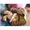Image 6 : lot of stuffed animals, blankets, etc. (5 bags)