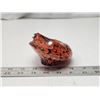 Image 1 : Adorable, blown glass frog, paper weight