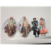 Image 1 : Native American and cowboy figure dolls - w/ accessories - very nice