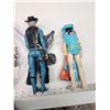 Image 6 : Native American and cowboy figure dolls - w/ accessories - very nice