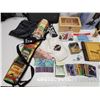 Image 2 : Large collection of treasures - Air pump, bags, coin wraps, cards, etc.
