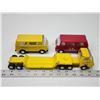 Image 1 : Vintage Tonka metal toys - vans and semi