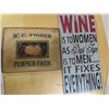 Image 3 : Lot of 4 wood signs