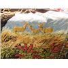 Image 3 : vintage stag deer tapestry - clean condition