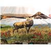 Image 5 : vintage stag deer tapestry - clean condition