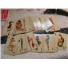 Image 2 : pin-up cards celebrity cards, tin cash box, antique lures