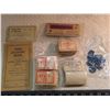 Image 1 : vintage coupons, admission tickets, ration coins, ration book