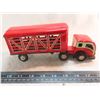 Image 1 : vintage tin livestock truck and trailer