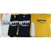 Image 1 : Lot of 4 T-shirts- yellow- S, other L sizes