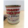 Image 2 : Roger's golden syrup tin and 2 wood sign