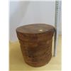 Image 2 : Vintage round wooden hoop cheese box w/lid