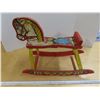 Image 1 : Vintage wooden rocking horse with bell