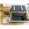 Image 2 : Woven wicker chests 1- large- 2 small