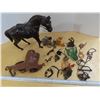 Image 1 : Horse and lot of paradise kids horse saddles