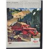 Image 2 : "Mack's Trucks" framed magazine cut out - 12"x15"