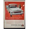 Image 2 : "International Trucks" framed magazine cut out - 12"x15"