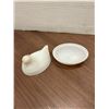 Image 3 : Milk glass, hen on the nest - vintage - 4.5"