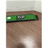 Image 3 : 7up tin door push - 20"x2.25"