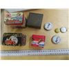 Image 2 : Lot of small tins and misc. items