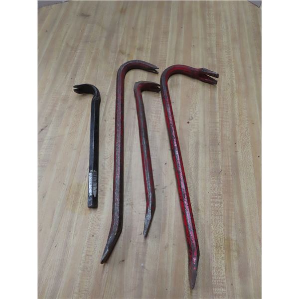 4 small prybars