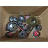 Image 1 : box of wire wheels and wire brushes
