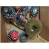 Image 3 : box of wire wheels and wire brushes